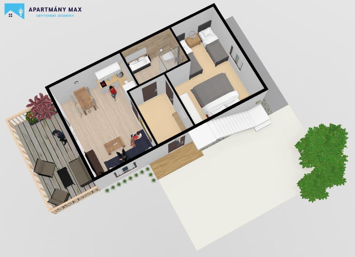 Apartmany Max Vaclavov u Bruntalu 외부 사진